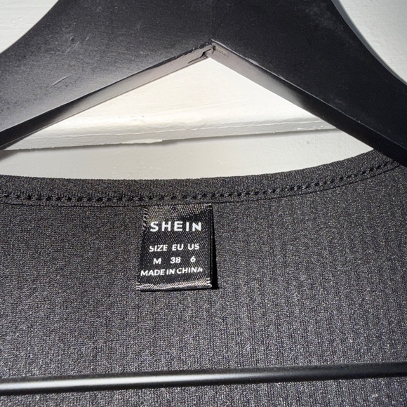 2/$15 SHEIN Black Fitted Blouse - Picture 2 of 5